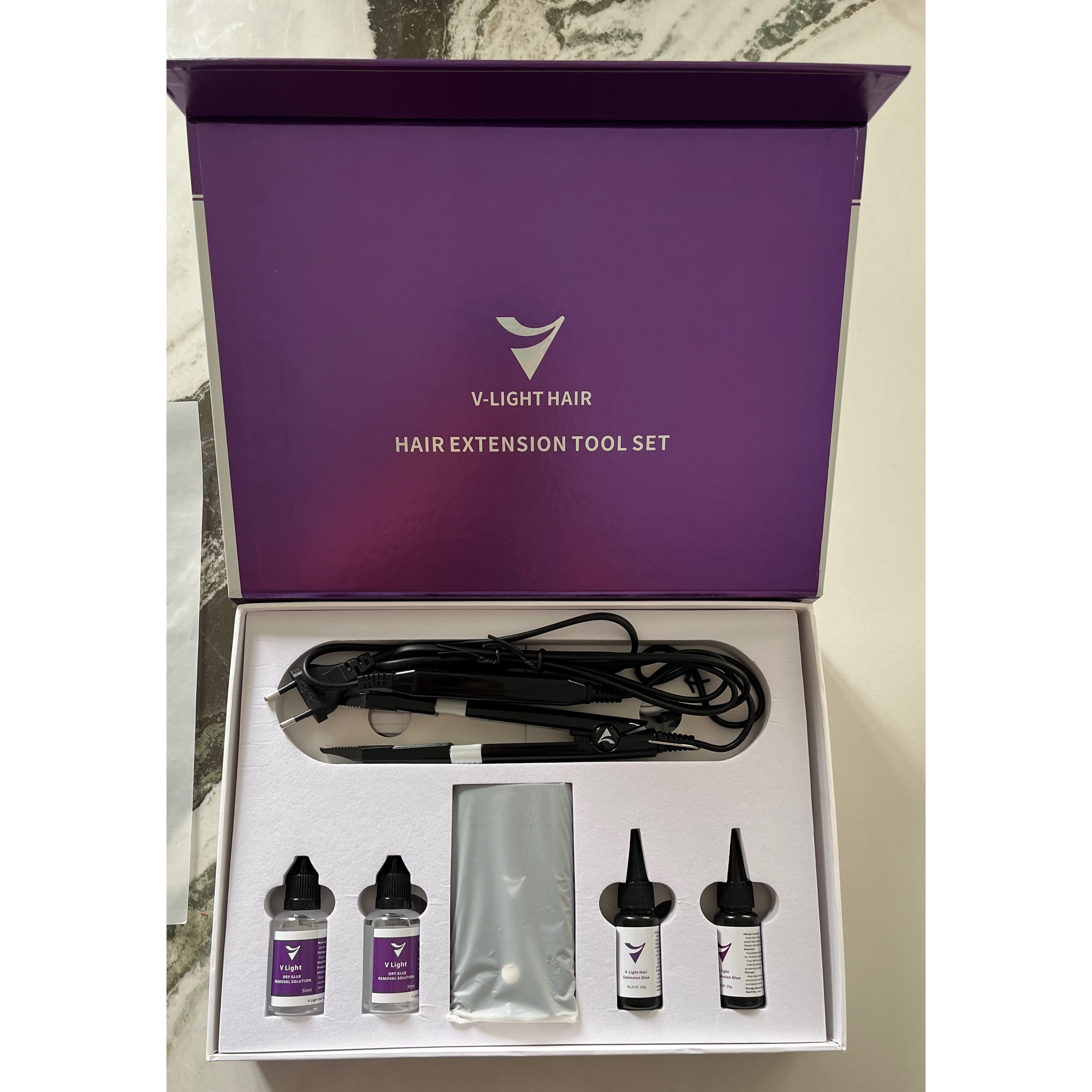 دستگاه اکستنشن تار به تار ویلایت V Light Hair Extension Machine فول پک